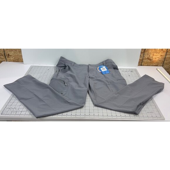 Columbia Men’s PFG Terminal Tackle Pants City Grey 38X34 Omni-Shade UPF 50+ - Picture 1 of 8